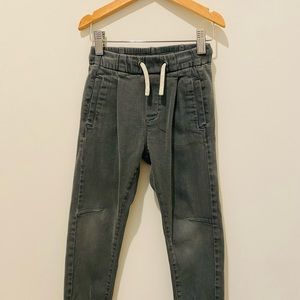 Zara Boys elastic trim joggers in grey
